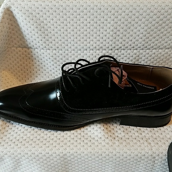 NWT Gino Vitale sz 13 dress lace shoes